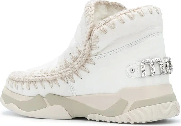 Eskimo Whipstitch High-Top Sneakers - Image 3