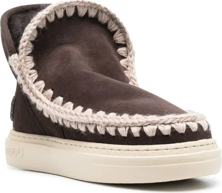Eskimo whipstitch-trim ankle boots - Image 2