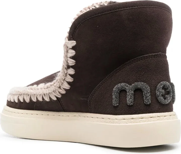 Eskimo whipstitch-trim ankle boots - Image 3