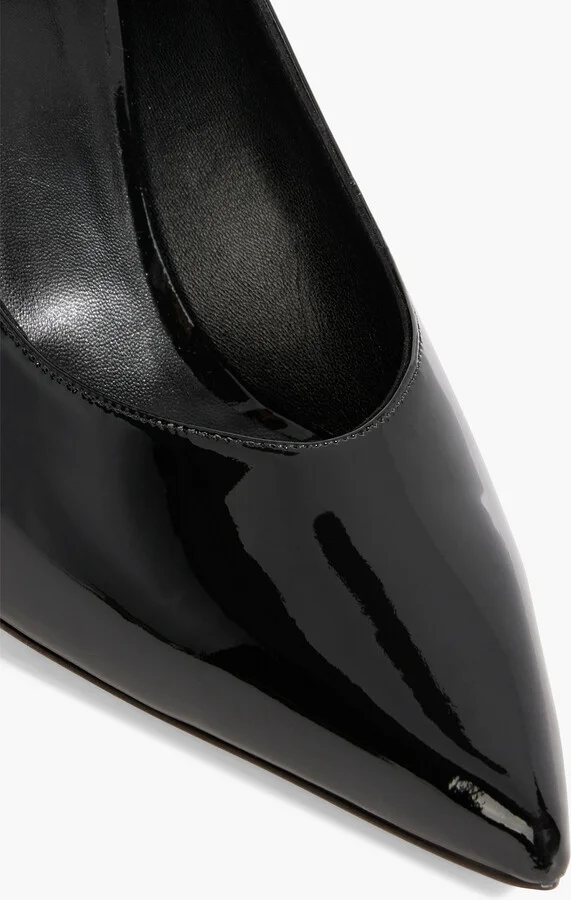 Eskio chain-embellished patent-leather pumps - Image 4