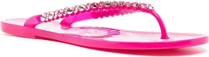 Esme crystal-embellished flip flops - Image 2