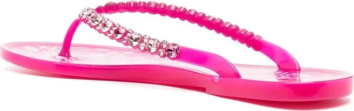 Esme crystal-embellished flip flops - Image 3