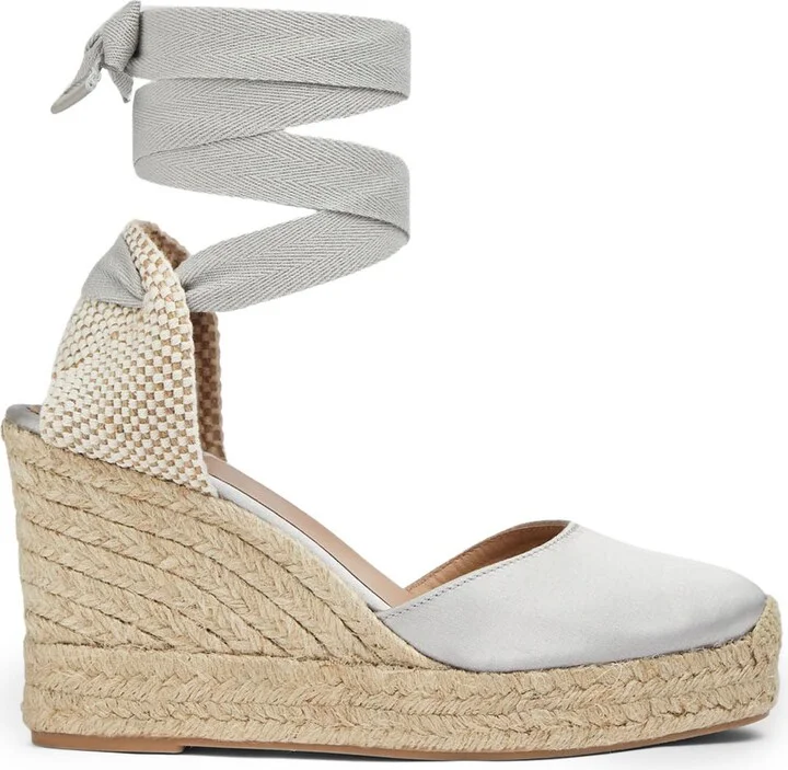 Esmerelda Ankle Wrap Wedge Sandal - Image 2