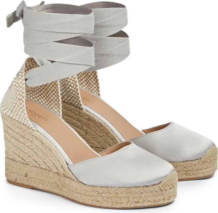 Esmerelda Ankle Wrap Wedge Sandal