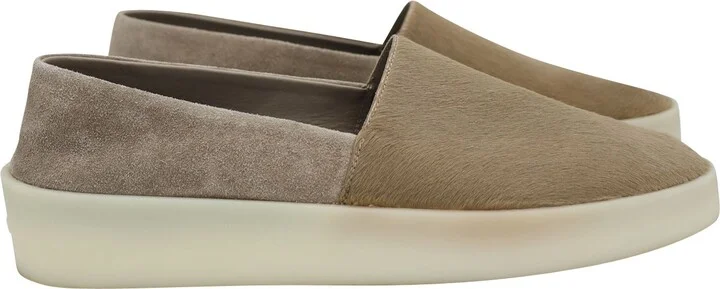 Espa Pony Espadrilles in Beige Calfskin Leather