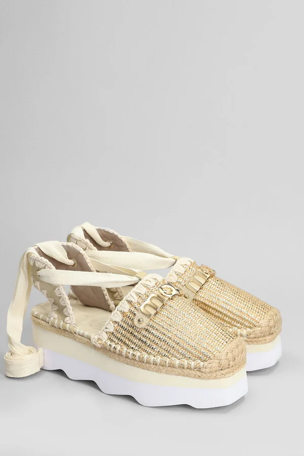 Espa Sandal Espadrilles In Beige Raffia - Image 2