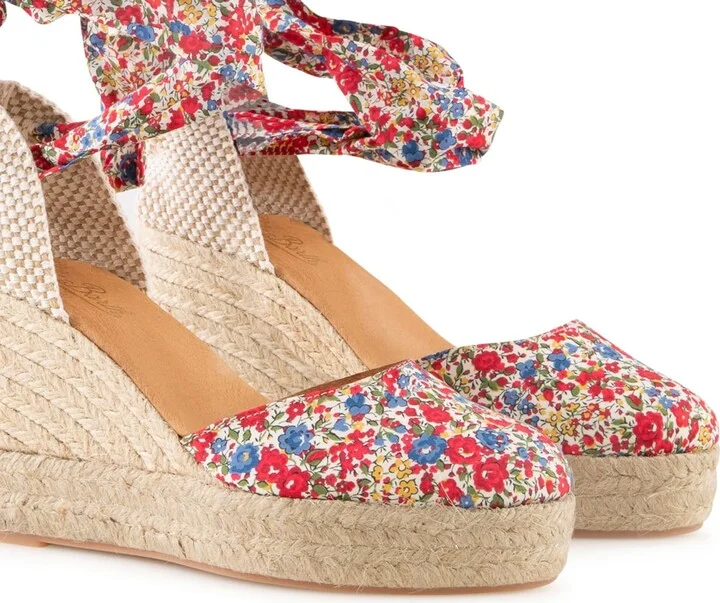 Espadrillas With High Wedge And Ankle Lace - Image 3