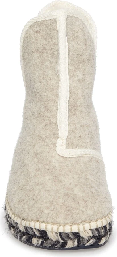 Espadrille Platform Bootie with Faux Fur Lining - Image 4