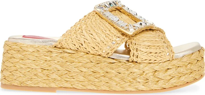 Espadrille Platform Slide Sandal - Image 3