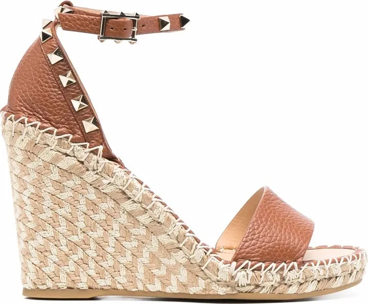 espadrille Rockstud wedge sandals