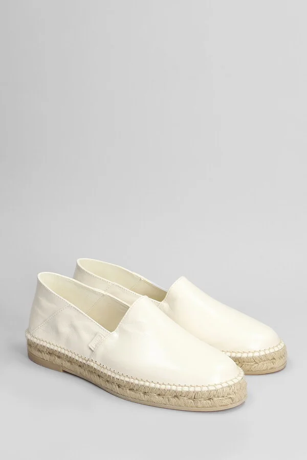Espadrilles In Beige Leather - Image 2