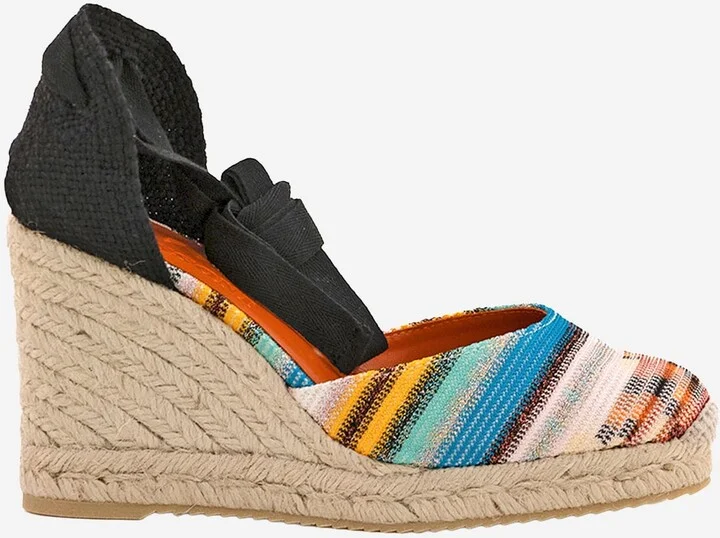 Espadrilles With Zig Zag Pattern