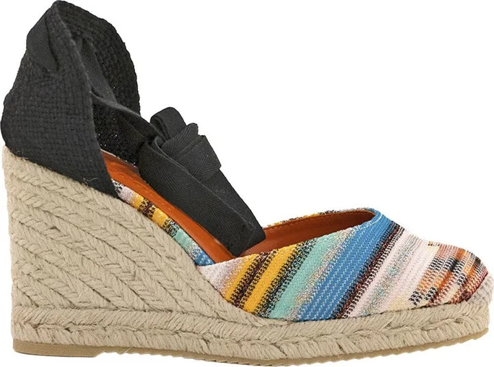 Espadrilles With Zig Zag Pattern