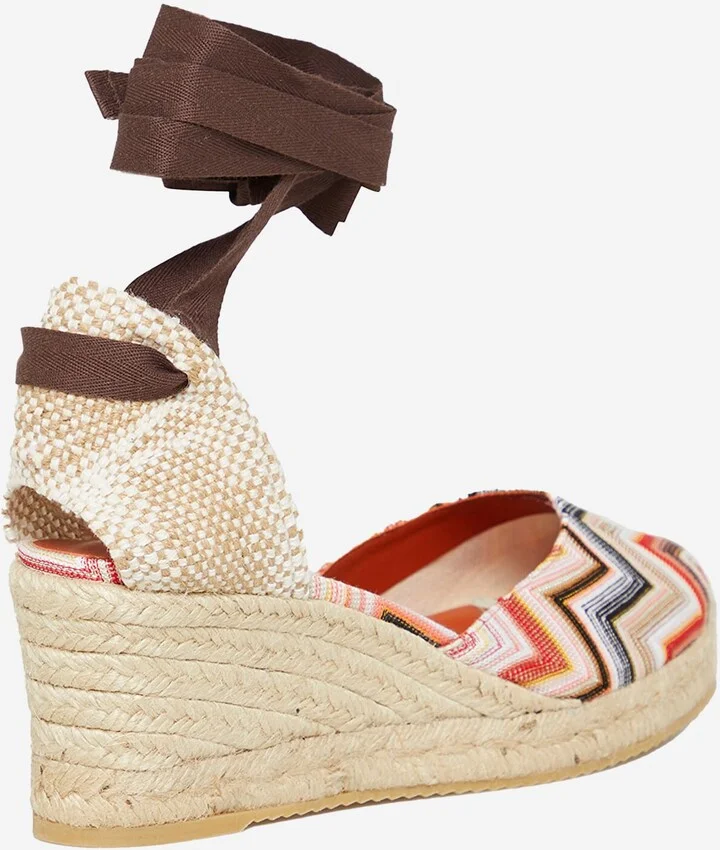 Espadrilles Zig Zag Pattern With High Wedge - Image 3