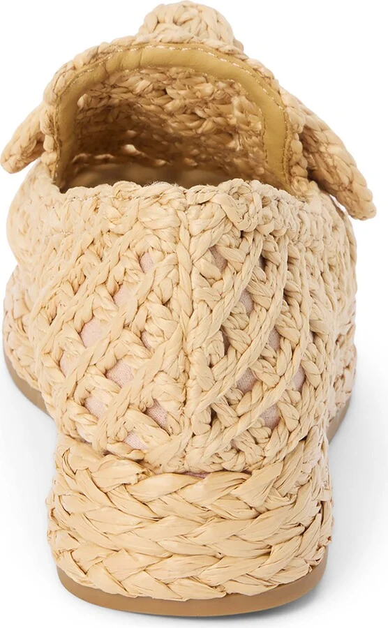 Espanola Woven Raffia Platform Sneaker - Image 6