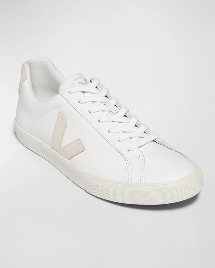 Esplar Bicolor Leather Low-Top Sneakers - Image 3