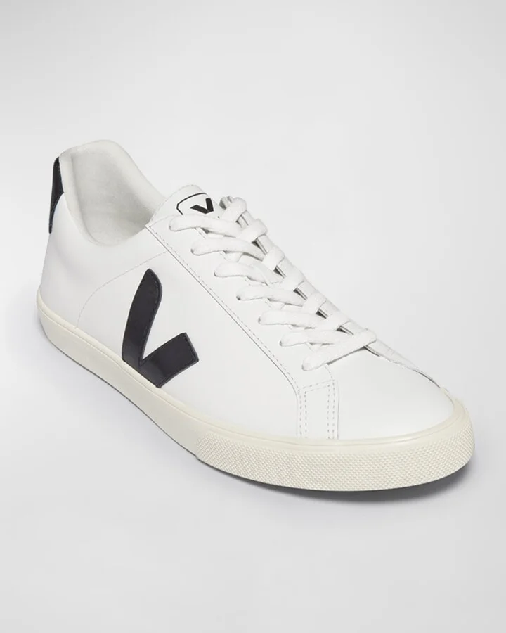 Esplar Logo Leather Low-Top Sneakers - Image 3