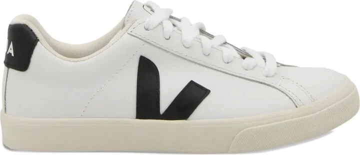 Esplar V-logo leather sneakers