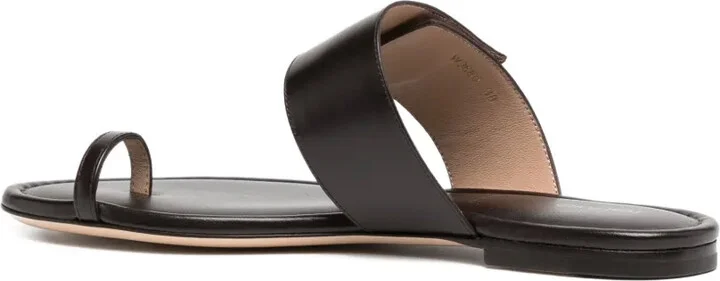 Espresso flat sandals - Image 3