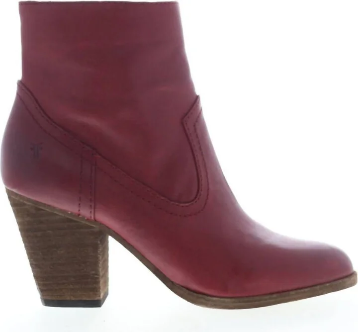 Essa Ankle Boot In Ruby