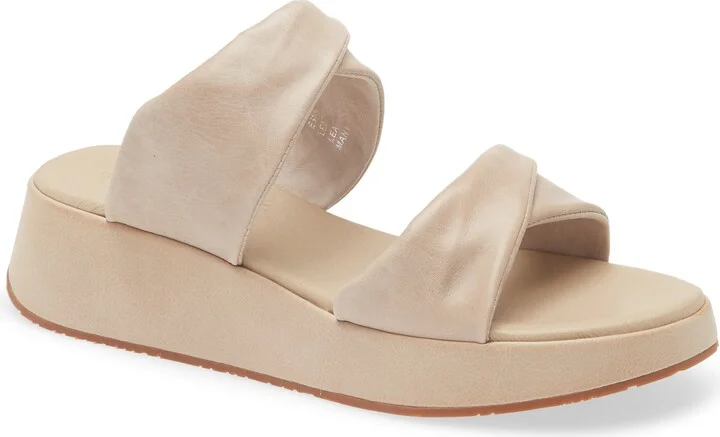 Essa Platform Wedge Slide Sandal