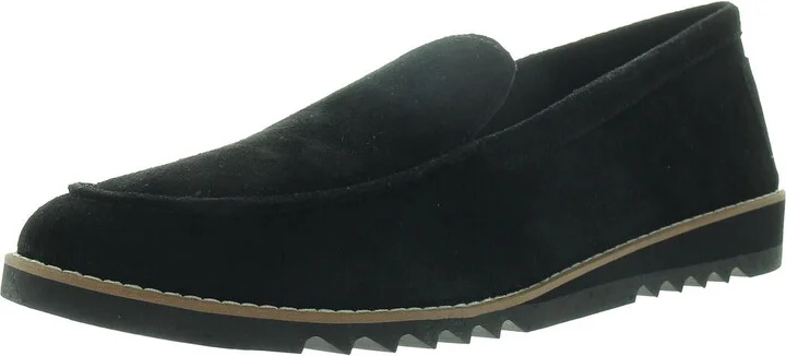 Essa Womens Solid Suede Loafers