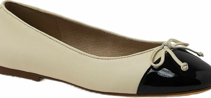 Essential Leather Cap Toe Ballet Flats - Image 2