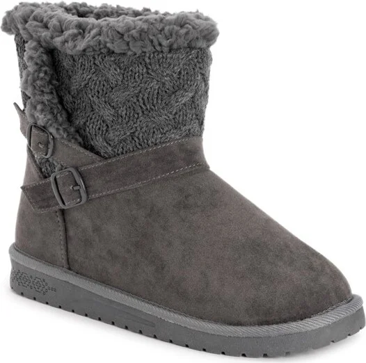 Essentials by MUK LUKS Women's Alyx Boots - Grey,
