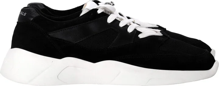 Essentials Distance Sneakers in Black Suede