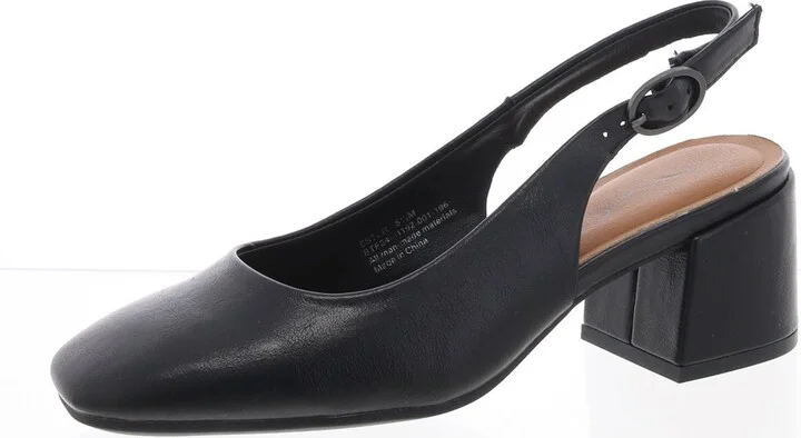 Ester Womens Slip On Manmade Slingback Sandals