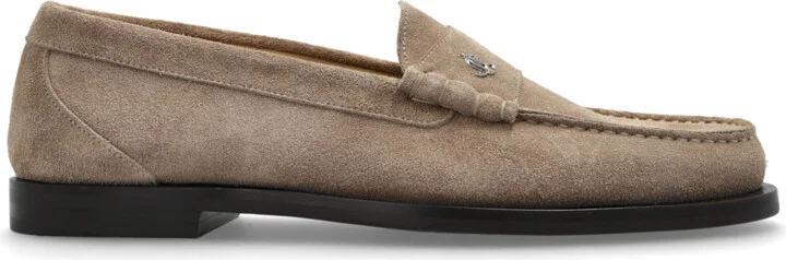 "Ethan" Suede Loafers, , - Grey