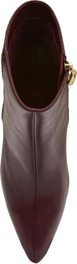 Ether Whipstitch Short Boot In Colour Mahogany Red Size 35 - Image 4