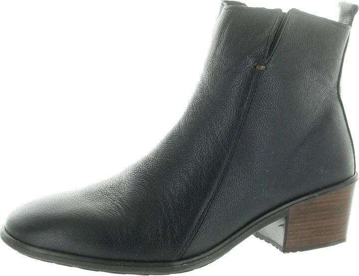 Ethic Womens Zipper Suede Ankle Boots