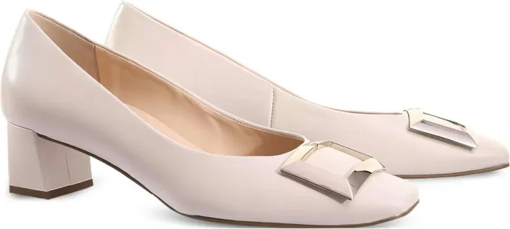 Etienne block-heel leather pumps - Image 2