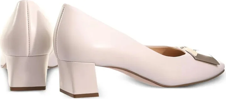 Etienne block-heel leather pumps - Image 3