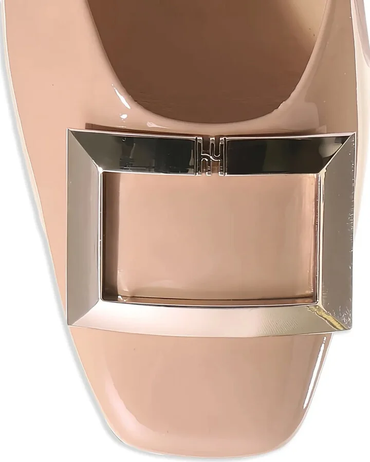 Etienne block-heel patent pumps - Image 5