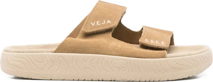 Etna double-strap suede sandals