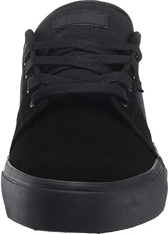 etnies Barge LS Men's Skate Shoes Black/Black/Black : 6 D - Medium, Canvas/Suede - Image 6