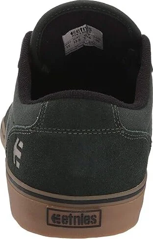 etnies Barge LS Men's Skate Shoes Green/Gum : 8 D - Medium, Canvas/Suede - Image 5