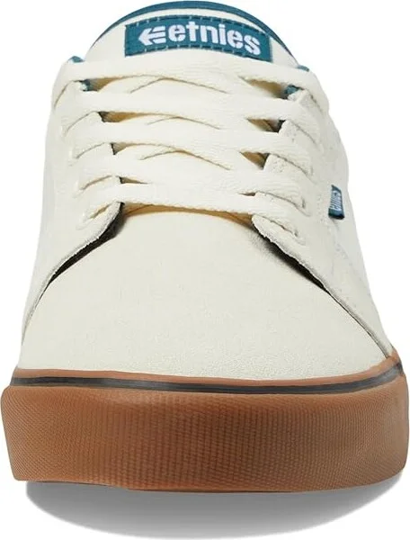 etnies Barge LS Men's Skate Shoes White/Blue/Gum : 10 D - Medium, Canvas/Suede - Image 5