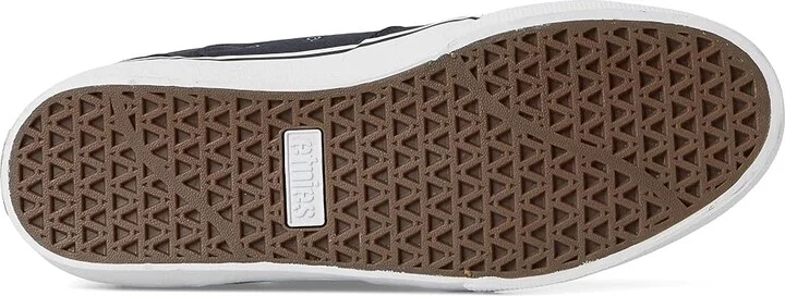 etnies Barge LS Men's Skate Shoes White/Blue/Gum : 10 D - Medium, Canvas/Suede - Image 8