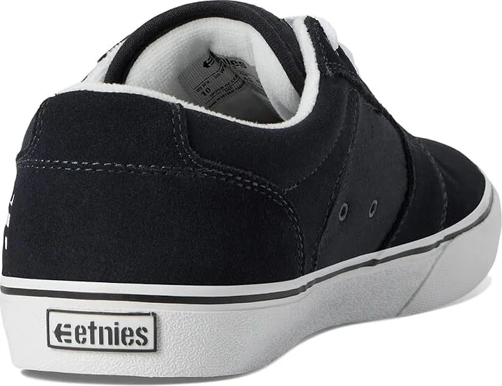 etnies Barge LS Men's Skate Shoes White/Blue/Gum : 10 D - Medium, Canvas/Suede - Image 9