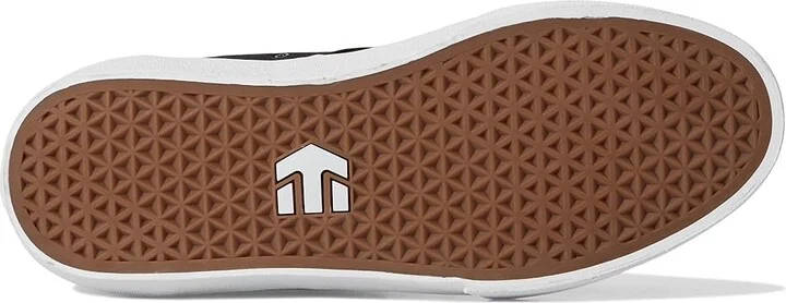 etnies Barge Plus Men's Shoes Black/White : 7 D - Medium, Canvas/Suede - Image 3