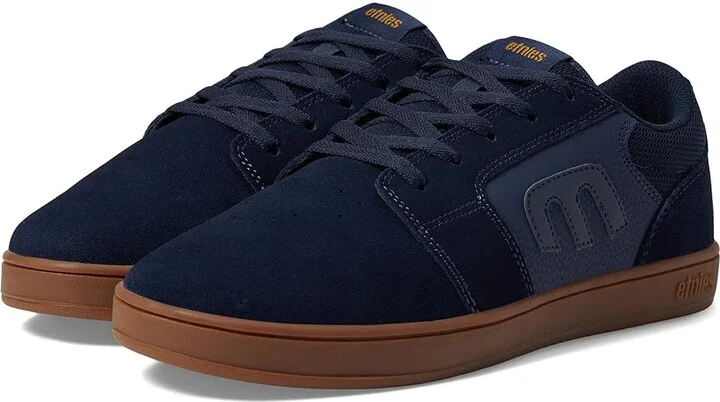 etnies Cresta Men's Skate Shoes Navy/Gum : 8.5 D - Medium, Lace/Polyester/Rubber