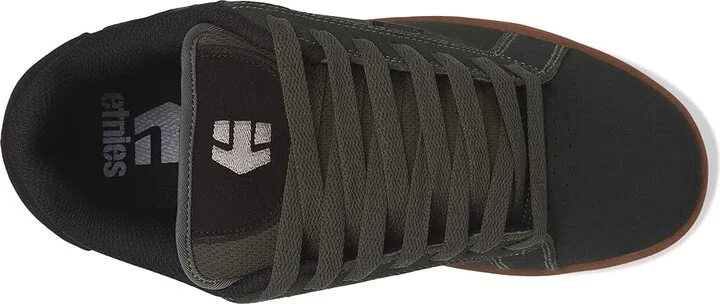 etnies Fader Men's Skate Shoes Green/Gum : 10 D - Medium, Suede - Image 2