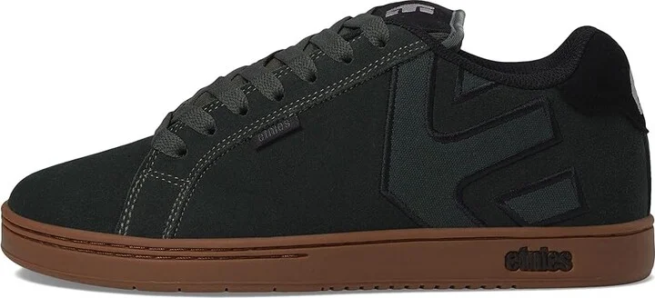 etnies Fader Men's Skate Shoes Green/Gum : 10 D - Medium, Suede - Image 6
