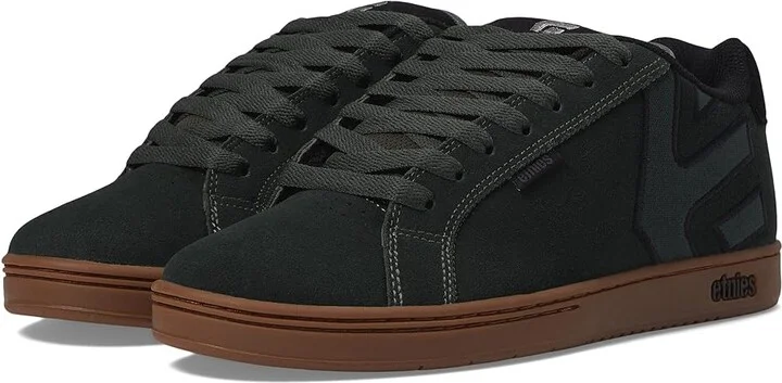 etnies Fader Men's Skate Shoes Green/Gum : 10 D - Medium, Suede