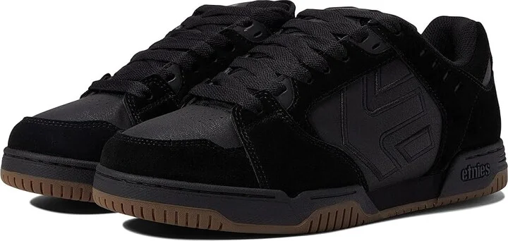 etnies Faze Men's Shoes Black/Black/Gum : 10.5 D - Medium, Synthetic/Leather