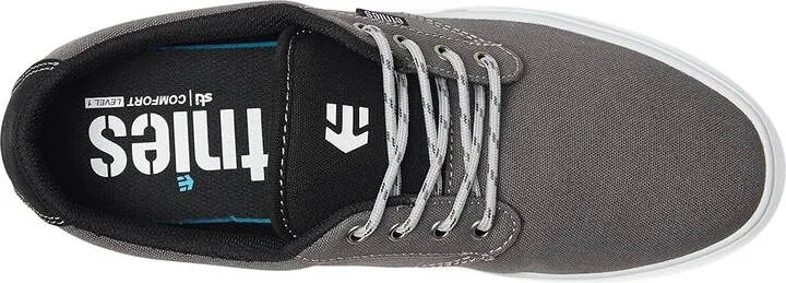 etnies Jameson 2 Eco Men's Skate Shoes Dark Grey/Black/Red : 10 D - Medium, Canvas - Image 2