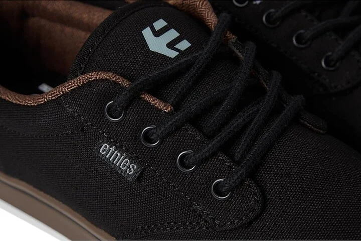 etnies Jameson 2 Eco Men's Skate Shoes (Vegan) Black/Charcoal/Gum : 5 D - Medium, Canvas - Image 8